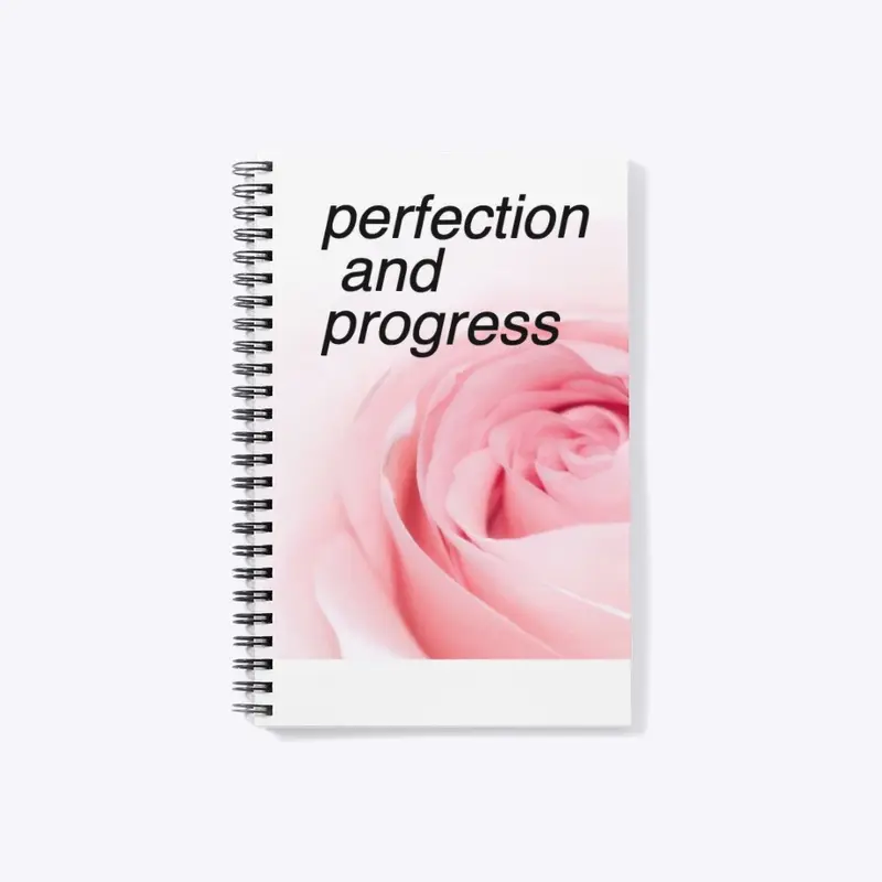 perfection and progress notebook